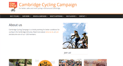 Desktop Screenshot of camcycle.org.uk